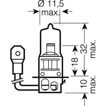 Osram Standard 64156 H3 PK22s 24V 70W