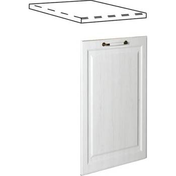 Matis Врата за съдомиялна машина с дръжка RUSTIC Mask 45x72 бял