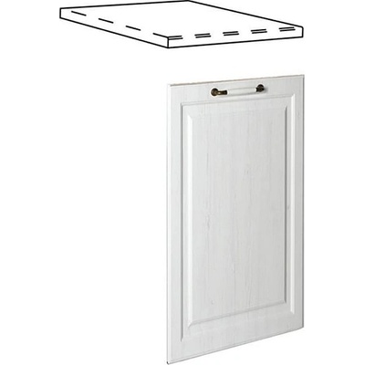Matis Врата за съдомиялна машина с дръжка RUSTIC Mask 45x72 бял