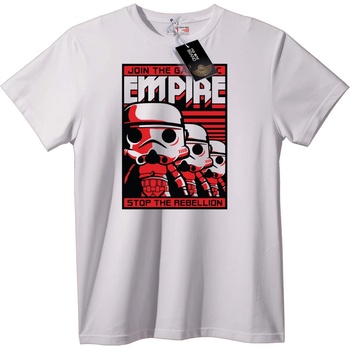 NOONEBRAND Star Wars Империя Тениска - 2XL, White