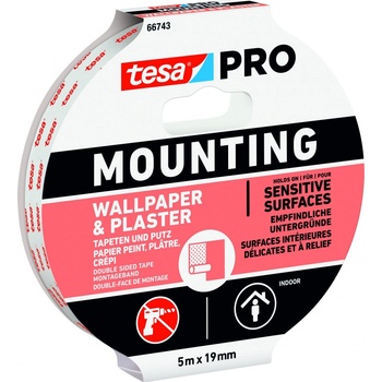 Tesa Mounting Pro 66743 páska na tapety a omietky 19 mm x 5 m