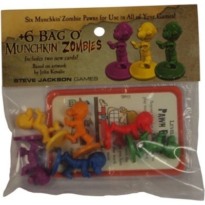 Steve Jackson Games 6 Bag O Munchkin Zombies
