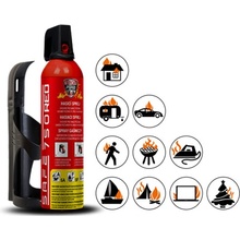 Safehome Hasicí sprej SAFE 750 RED 750ml pěnový + držák 75C 06560998