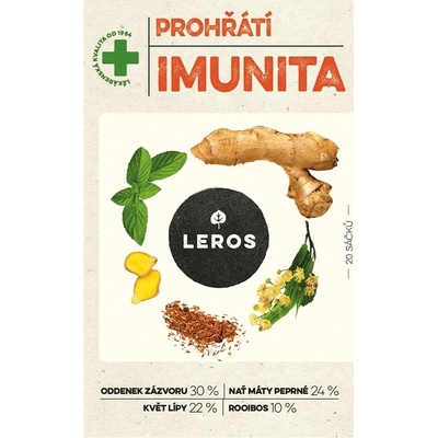 Leros Imunita prohřátí Zázvor & Lípa 20 x 2 g