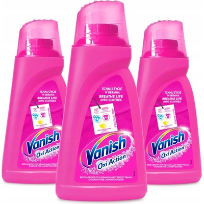 Vanish Oxi Action tekutý odstraňovač skvrn 3 l