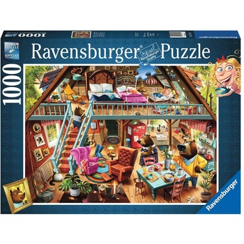 Ravensburger Пъзел Ravensburger от 1000 части - Златокоска е хваната! (12000423)