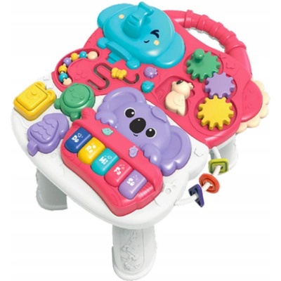 LeanToys Интерактивна играчка Lean Toys - Образователна масичка Слонче (22827)