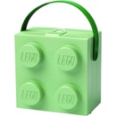 LEGO® box s rukoväťou army zelená