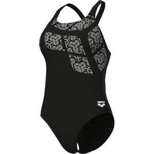 arena Дамски бански костюм Arena Women's Kikko Swimsuit Swim Pro Back Swimsuit - Black / Black - размер 42 (EU) (150-5857-0415)