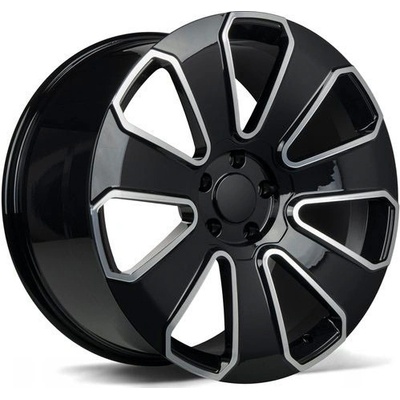 Cforged Cf-14 10x22 5x130 ET30 candy black gloss diamond cut face