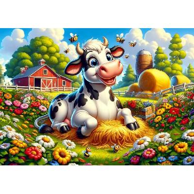 ART Roztomilá kravička a priatelia 50 dielov