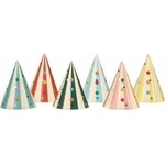 Party Deco Pom-pom hats 16cm 6pcs