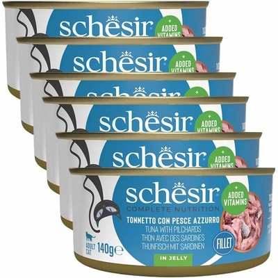 Schesir v želé tuniak so sardinkami 6 x 140 g