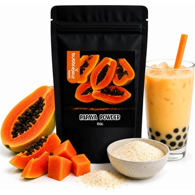 BubbleJoy Púder na Bubble Tea Papája 150 g
