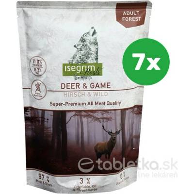 Isegrim Dog Adult Deer & Game 7 x 410 g