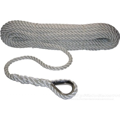 FSE ROBLINE Kotevné lano z polyesteru bieles očnicou 30 mΦ 10 mm 563519
