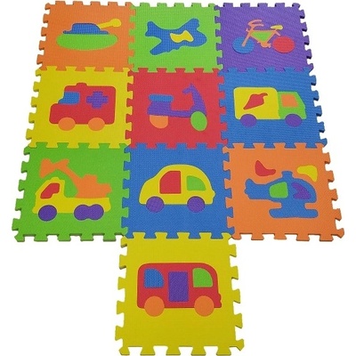 Cosing podložka Puzzle Dopravné prostriedky 10 ks
