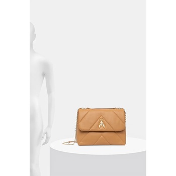 Patrizia Pepe Кожена чанта Patrizia Pepe в бежово (CBA302.L006)