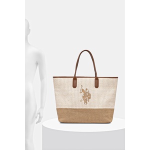 U. S. Polo Assn U. S. Polo Assn. шопинг чанта дамска от сплетена материя (BEU2P8695WP5)