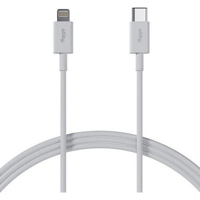 Allity GSM186404 USB-C/Lightning, 2m, bílý