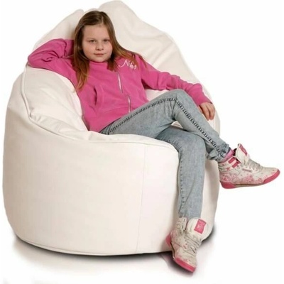 Intermedic SK sedací vak Star 85x90 cm ergonomický dizajn s podrúčkami 300 l E02 Krémová svetlá