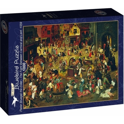 Bluebird Pieter Bruegel the Elder The Fight Between Carnival and Lent 1000 dielov