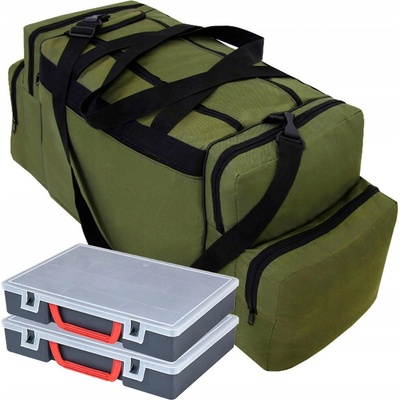 Ferocity Rybářská taška na ryby Cestovní Khaki 2Organizéry