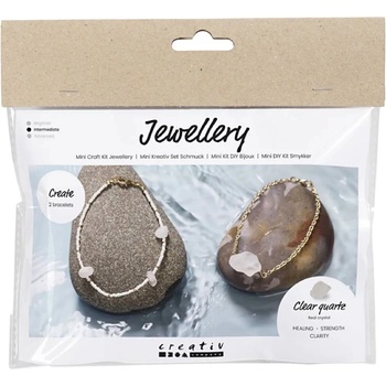 Image 1 of Creativ Company Mini Craft Kit Jewellery Rock Crystal Bracelet (977692)