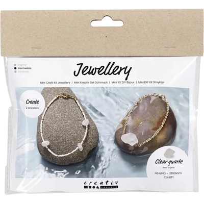 Creativ Company Mini Craft Kit Jewellery Rock Crystal Bracelet (977692)