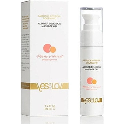 yes-for-lov Masážny gél Peach Apricot Allover Delicious Massage Gél 50 ml