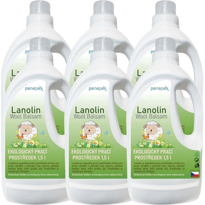 Penepex Wool Balsam Lanolin prací prostředek 6 x 1,5 l