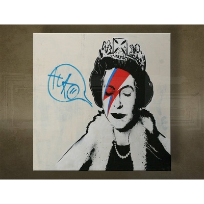 Obraz na plátne Street ART – Banksy - 50x50 cm