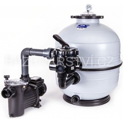 Vágner Pool Filtrační zařízení - KIT MIDI 600, 12 m3/h s čerpadlem Preva