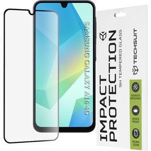 Techsuit Протектор за Samsung Galaxy A16 4G / A16 5G - 111D Full Cover / Full Glue Glass - Черен