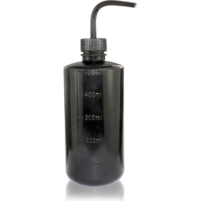 Tryska z PE-LD, 500 ml, černá – úzký hrdlo, GL28