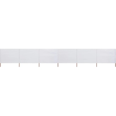 Vidaxl zástěna proti větru látková 800 x 160 cm pískově bílá