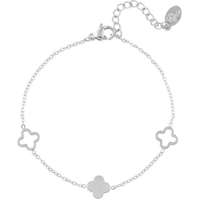 ORNAMENTI Náramek Three Clovers silver OOR300109
