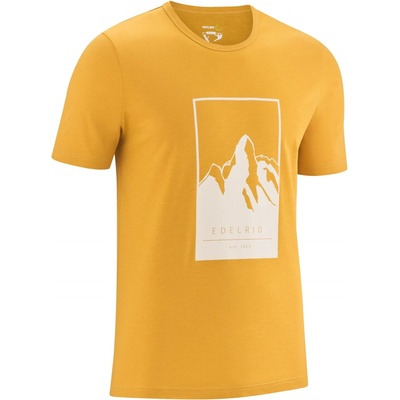 Edelrid Мъжка тениска Edelrid Highball IV T-shirt - Yellow Curry (016-7030-2613)