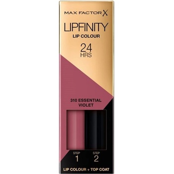 MAX Factor Lipfinity Дълготрайно течно червило, 310 Essential Violet, 2.3 ml