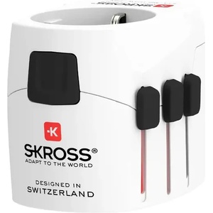 SKROSS Адаптер SKROSS PRO Light, 2 x USB-A, World, Бял (SKROSS-1302470) - xtreme