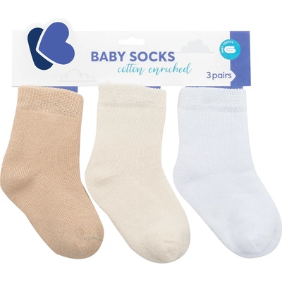 KikkaBoo Бебешки чорапи KikkaBoo - Памучни, 2-3 години, бежови (31110020088)