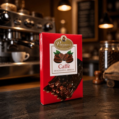 Vannucci Caffè extra horká s kávovou náplňou 35 g