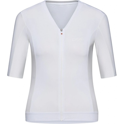 POC W's Raceday S/S Jersey Hydrogen White Dámsky