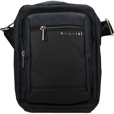 Bugatti pánská stylová crossbody kabelka tmavošedá