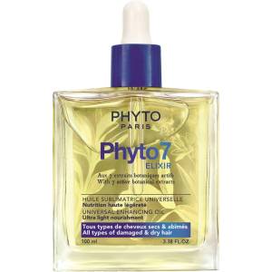 PHYTO Подхранващо олио за суха коса Phyto 7 Elixir, 100 ml - ozone