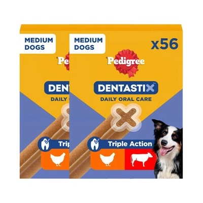 PEDIGREE DentaStix střední plemena zubní 112 ks 2 x 8 x 180 g