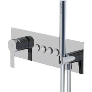 Steinberg 390 - Скрита батерия за 4 уреда, с корпус, хром 390 2242 2 (390 2242 2)