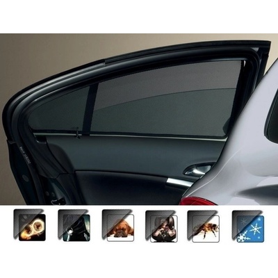 KI-R Protisluneční clony Škoda Octavia II Combi (2005 - 2013) - sada 5 ks