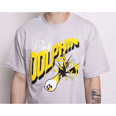 Pink Dolphin Glass Shatter Tee Grey PS11911GSGY