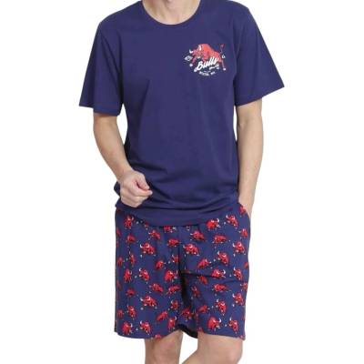 Детска пижама в тъмносин цвят с картинка